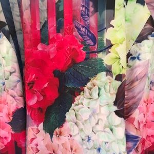 Great day to evening dress. Beautiful colors